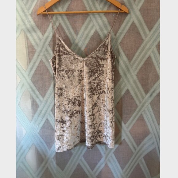 Silver/ Grey Velvet Mini Dress- Stretchy - Picture 2 of 5